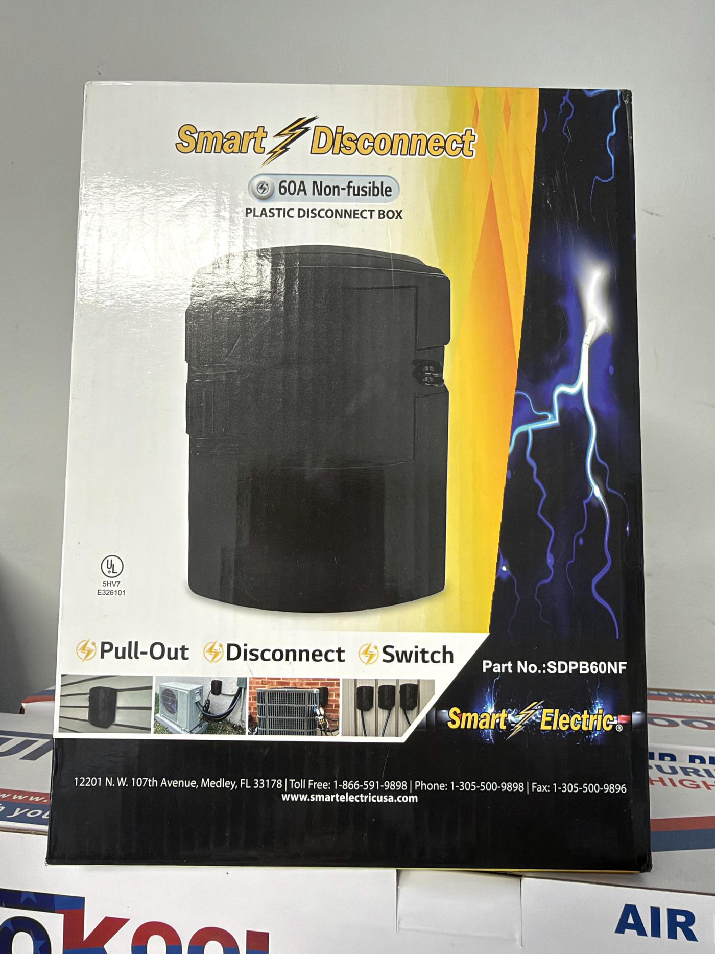 Non-fusible disconnect box stocked at Banos HVAC Supply