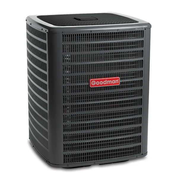 Outdoor air conditioning condensing unit of the kind stocked at Banos HVAC Supply