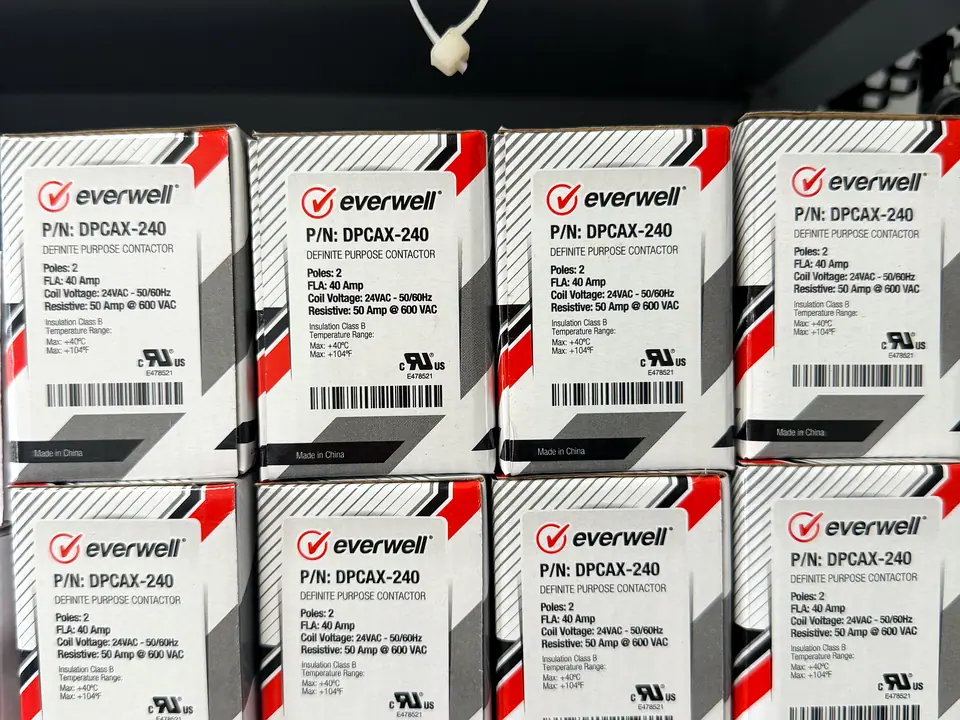 Everwell electrical components stocked by part number